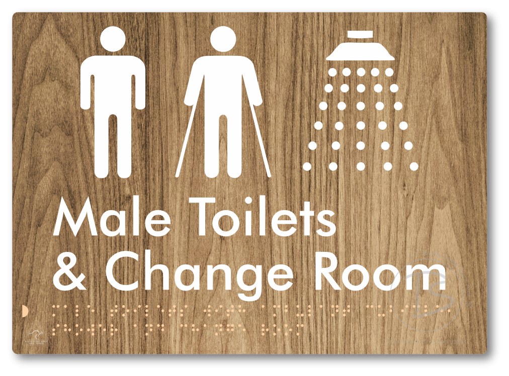 Male Toilets with Ambulant Cubicle, Shower and Change Room