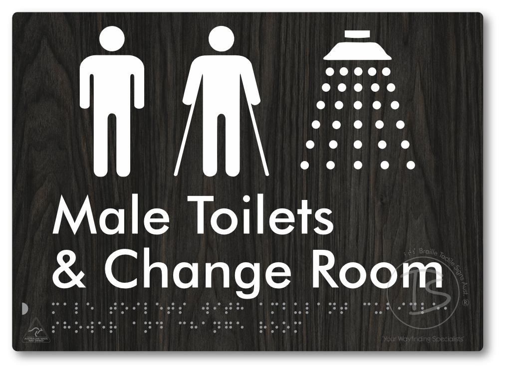 Male Toilets with Ambulant Cubicle, Shower and Change Room