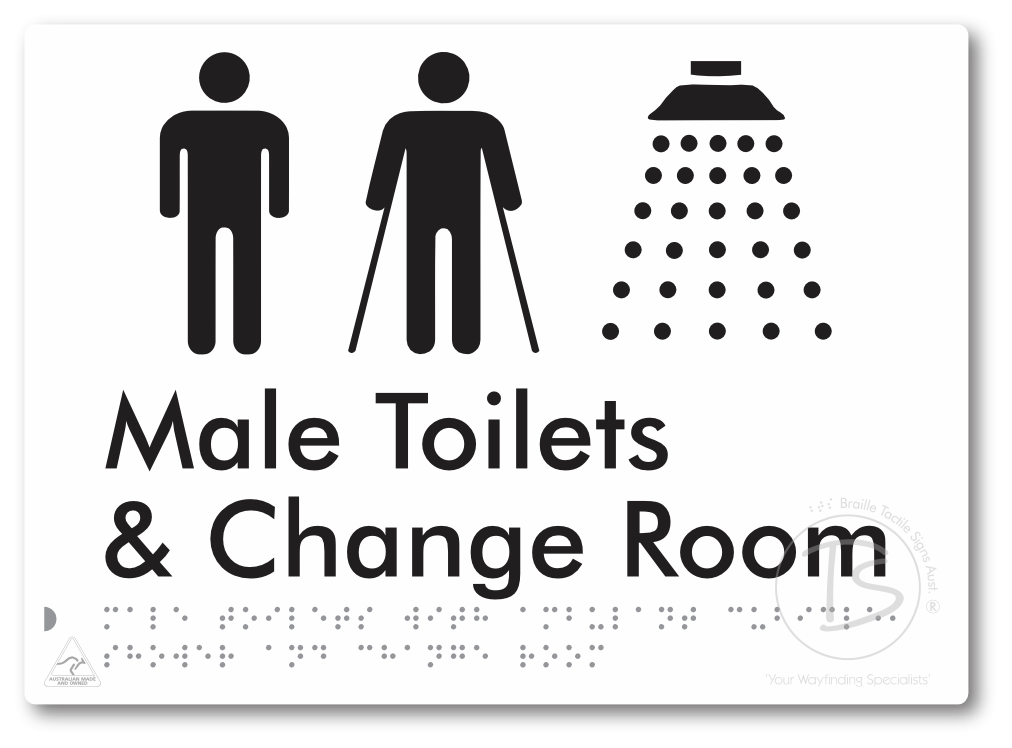 Male Toilets with Ambulant Cubicle, Shower and Change Room