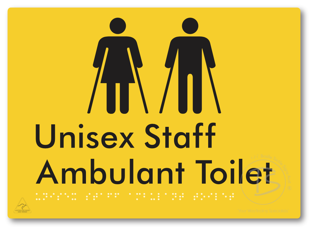 Unisex Staff Ambulant Toilet