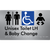 Unisex Accessible Toilet LH and Baby Change w/ Air Lock