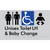 Unisex Accessible Toilet LH and Baby Change w/ Air Lock