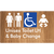 Unisex Accessible Toilet LH and Baby Change w/ Air Lock