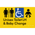 Unisex Accessible Toilet LH and Baby Change w/ Air Lock