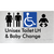 Unisex Accessible Toilet LH and Baby Change w/ Air Lock