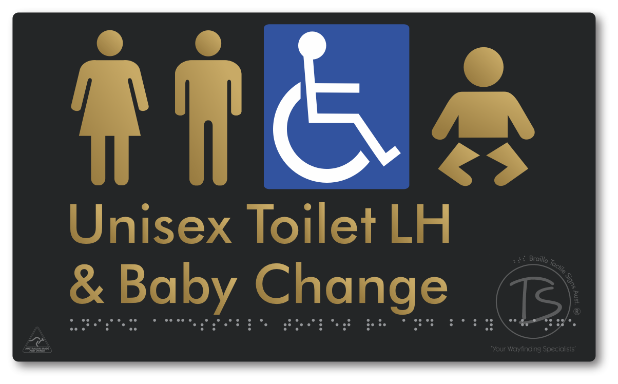 Unisex Accessible Toilet LH & Baby Change
