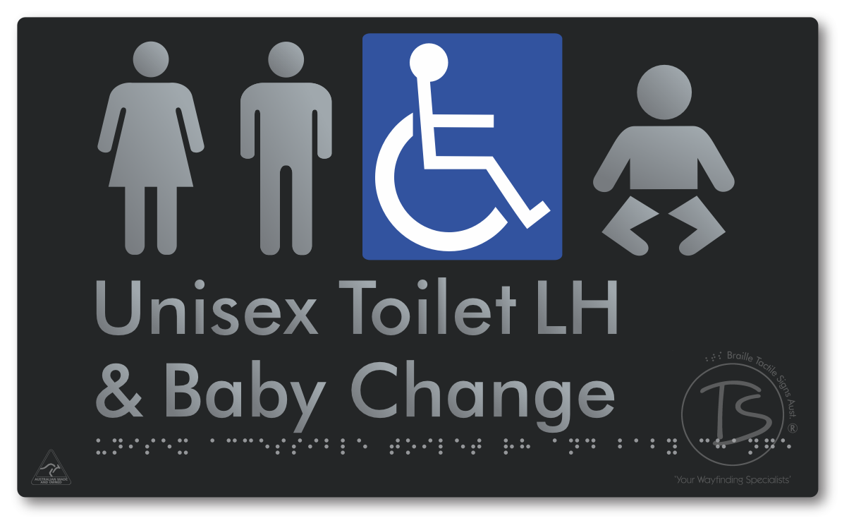 Unisex Accessible Toilet LH & Baby Change