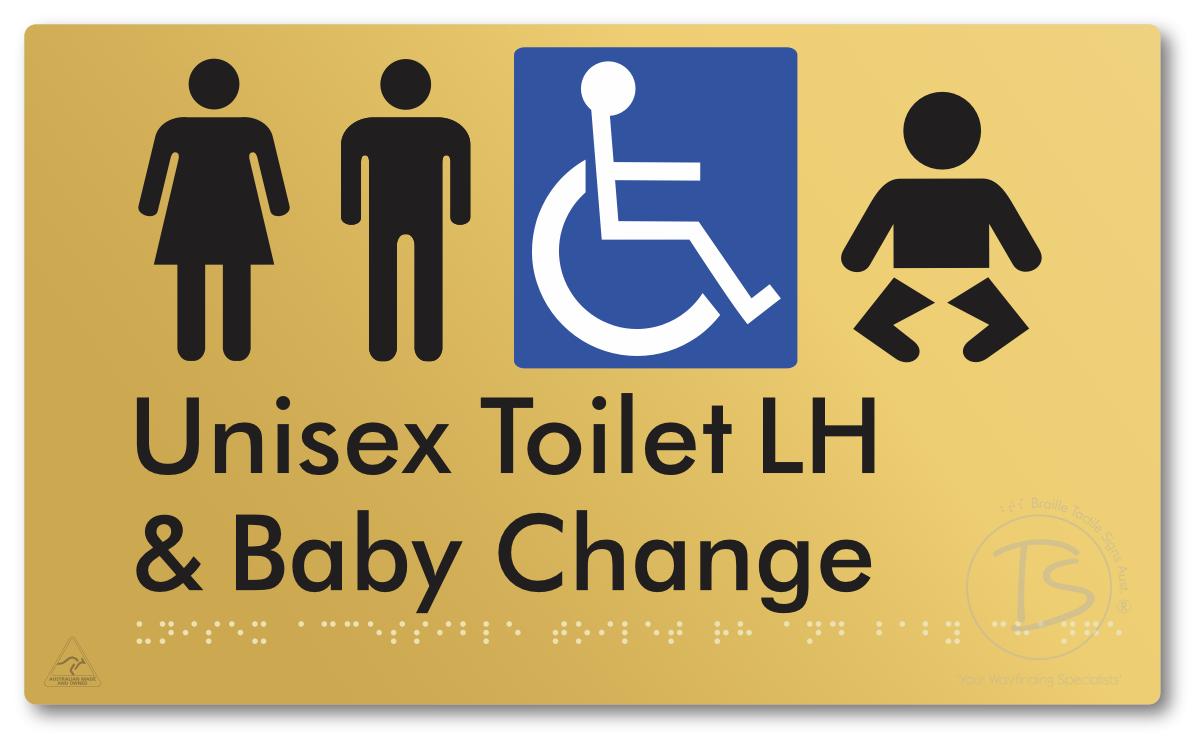 Unisex Accessible Toilet LH & Baby Change