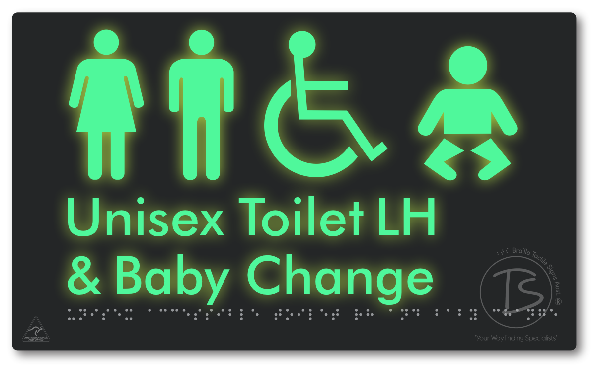 Unisex Accessible Toilet LH & Baby Change