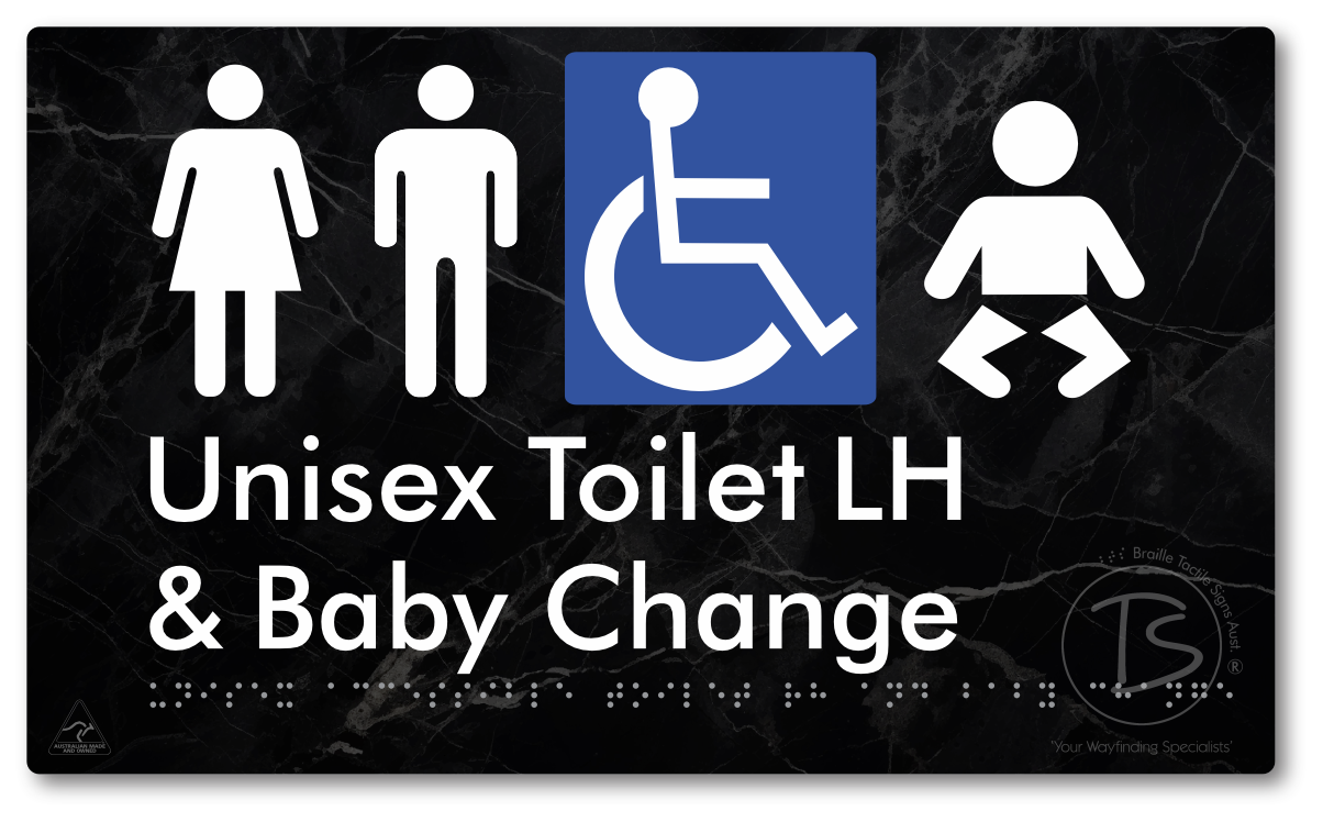 Unisex Accessible Toilet LH & Baby Change