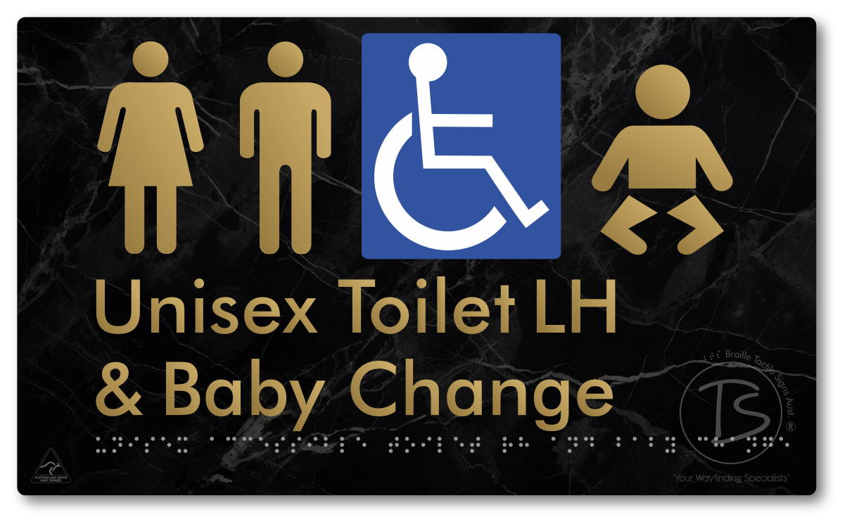 Unisex Accessible Toilet LH & Baby Change