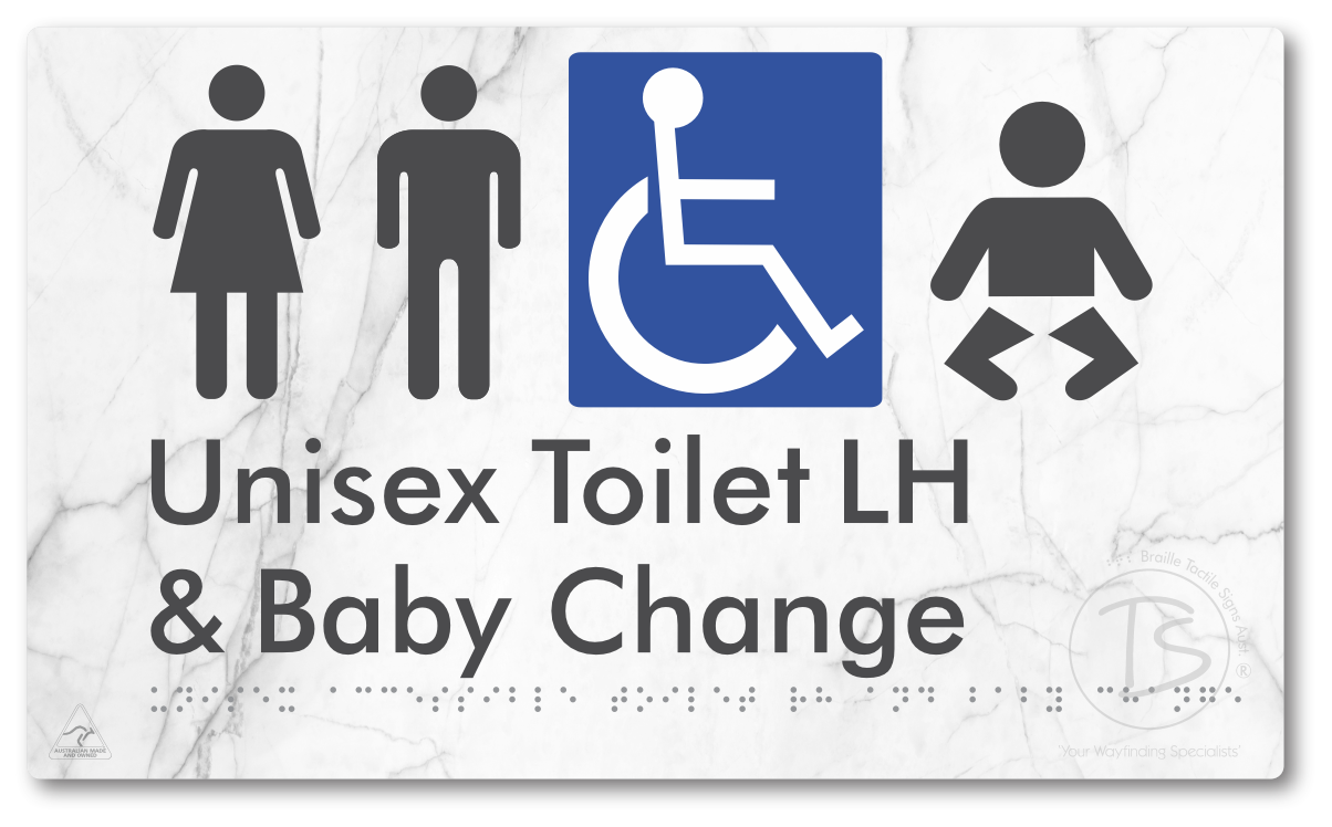 Unisex Accessible Toilet LH & Baby Change