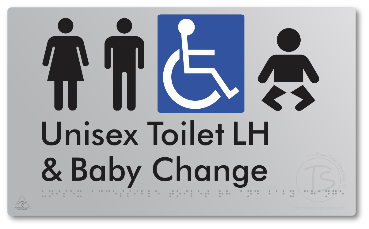 Unisex Accessible Toilet LH & Baby Change