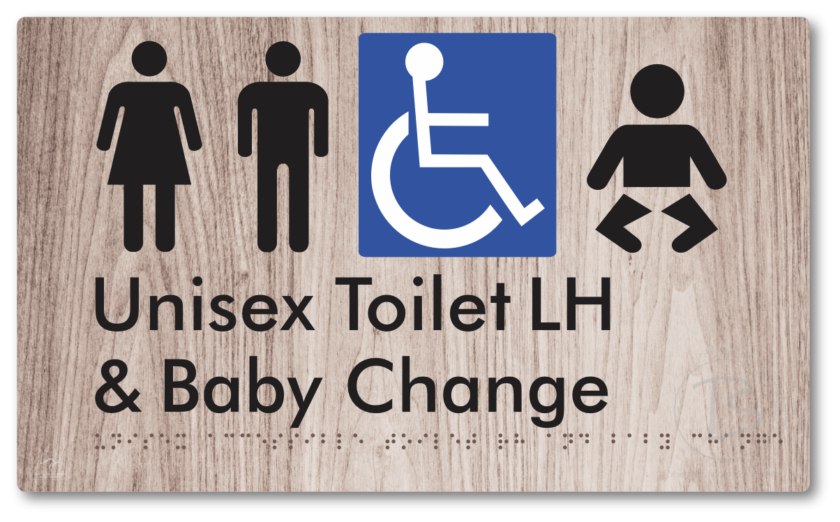 Unisex Accessible Toilet LH & Baby Change
