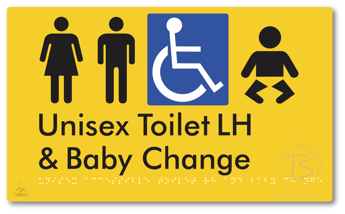 Unisex Accessible Toilet LH & Baby Change