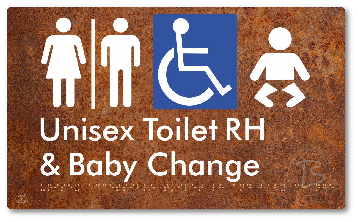 Unisex Accessible Toilet RH and Baby Change with Air Lock