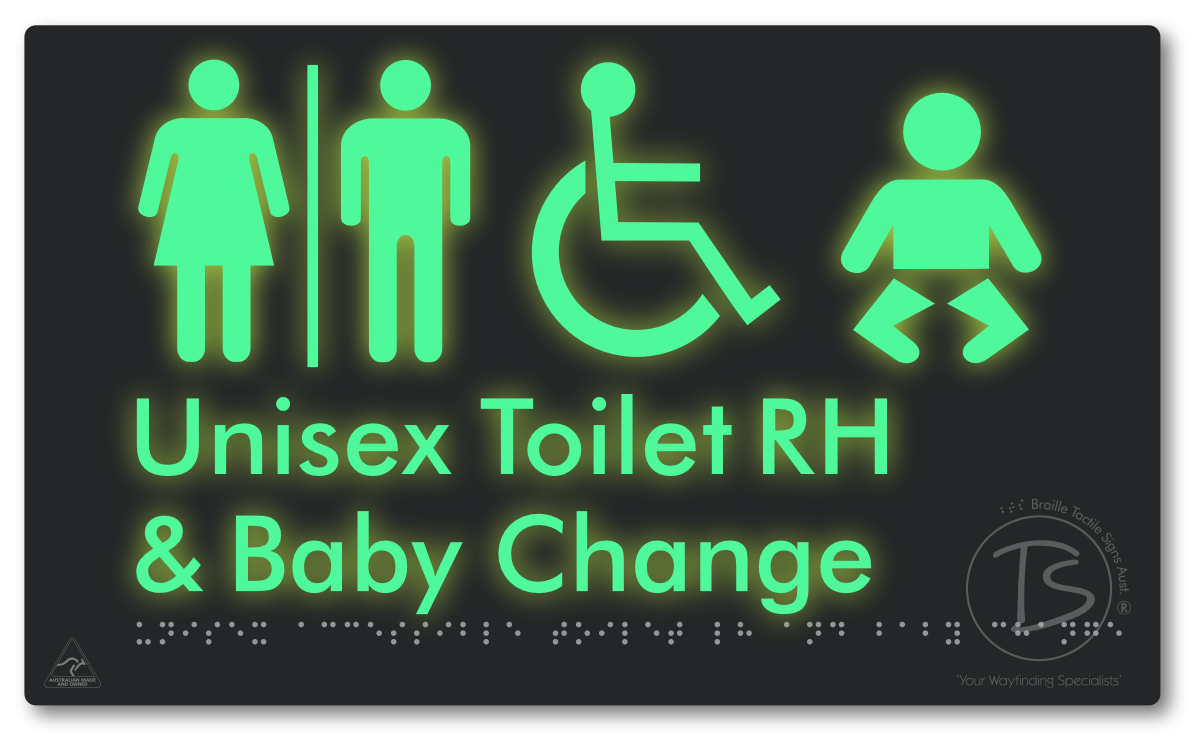 Unisex Accessible Toilet RH and Baby Change with Air Lock