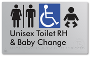 Unisex Accessible Toilet RH and Baby Change with Air Lock