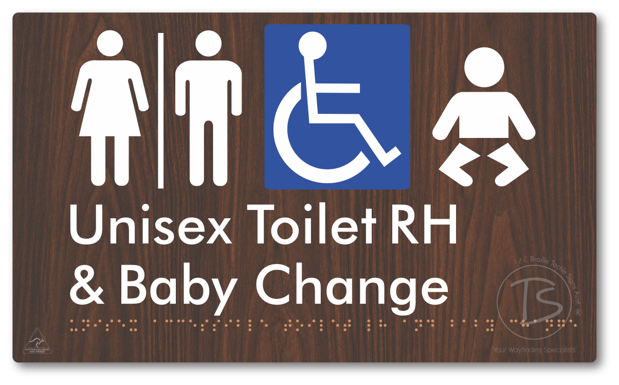 Unisex Accessible Toilet RH and Baby Change with Air Lock