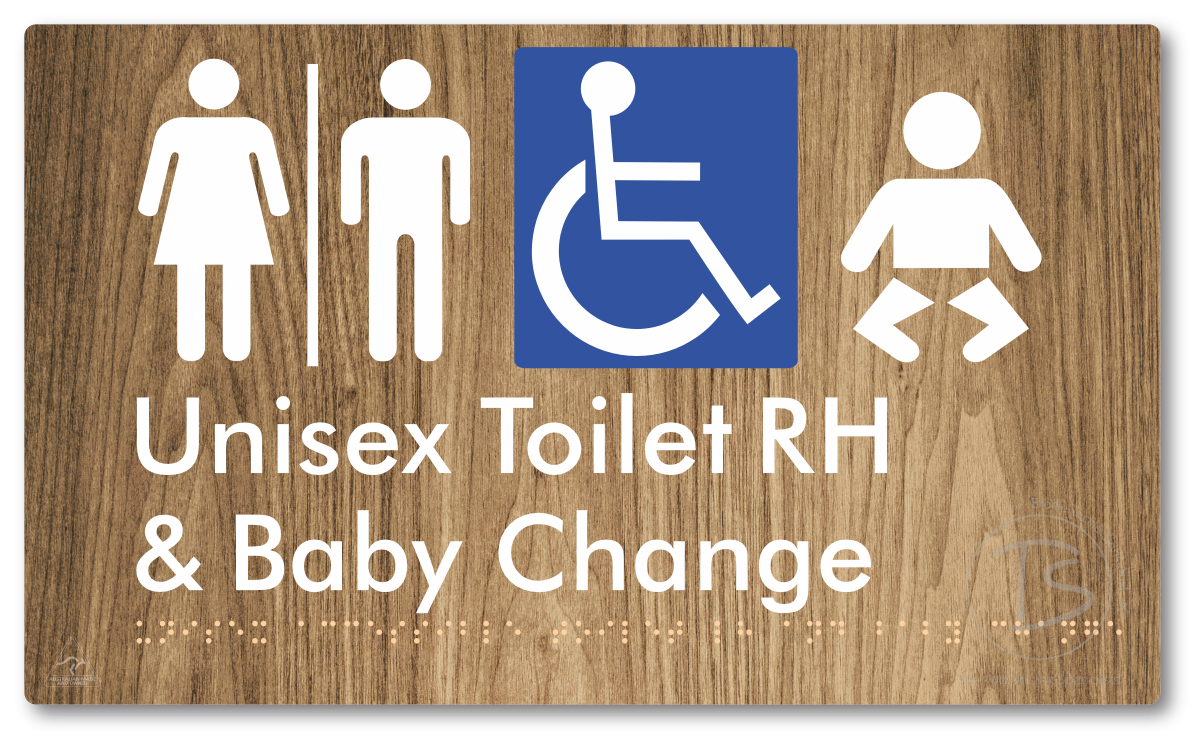 Unisex Accessible Toilet RH and Baby Change with Air Lock
