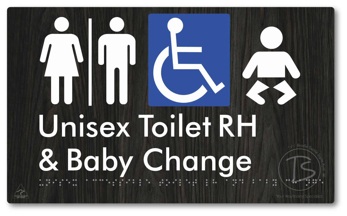 Unisex Accessible Toilet RH and Baby Change with Air Lock