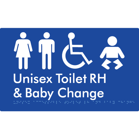 Unisex Accessible Toilet RH & Baby Change
