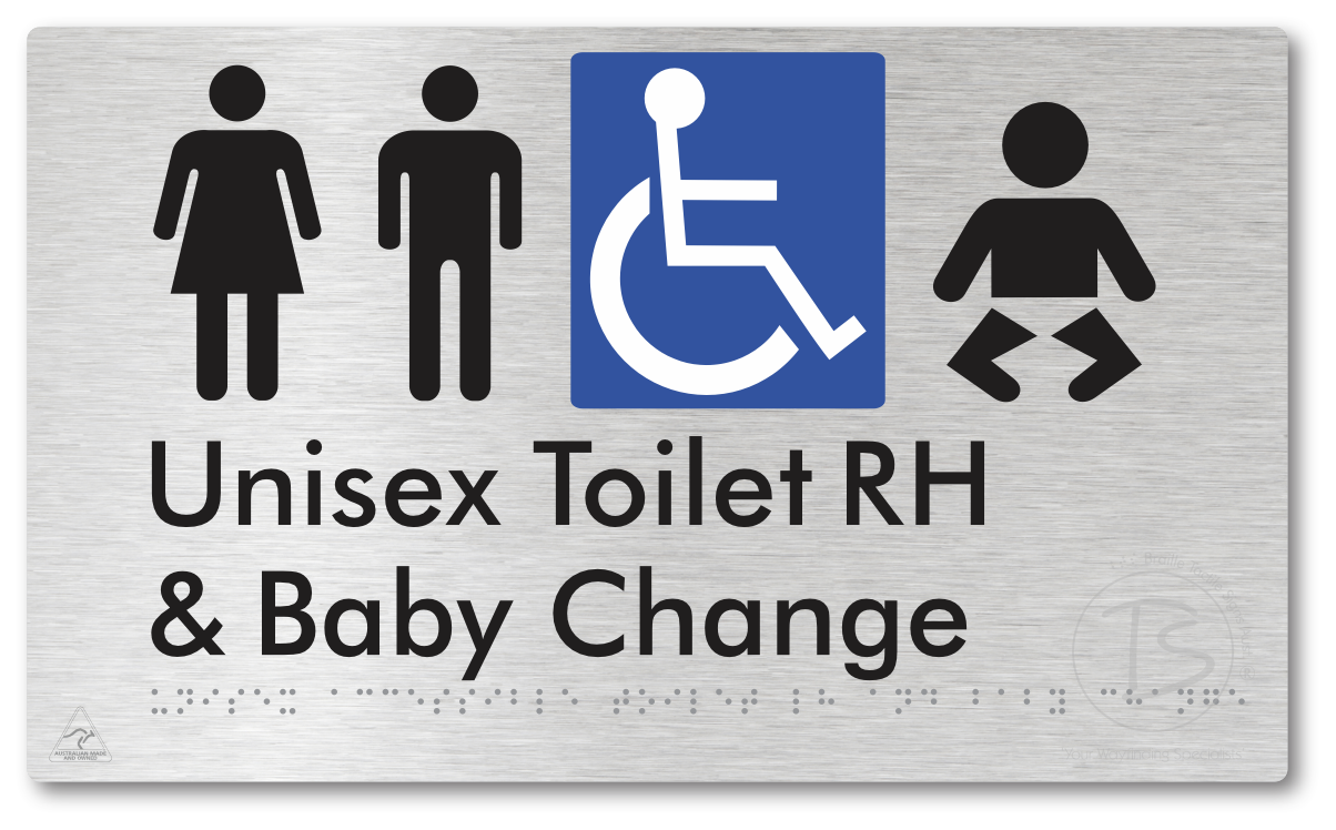 Unisex Accessible Toilet RH & Baby Change