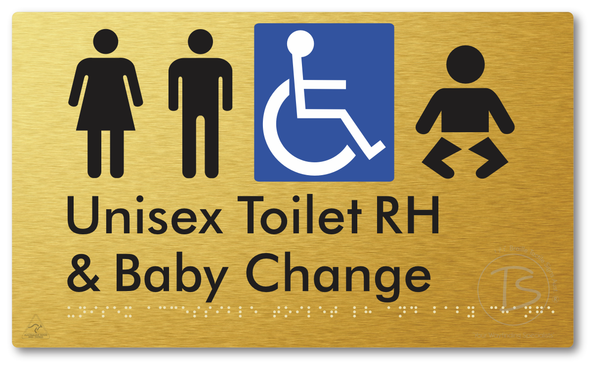Unisex Accessible Toilet RH & Baby Change