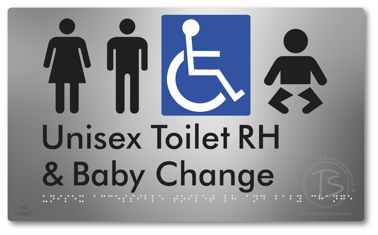 Unisex Accessible Toilet RH & Baby Change