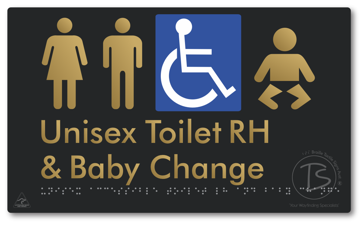 Unisex Accessible Toilet RH & Baby Change