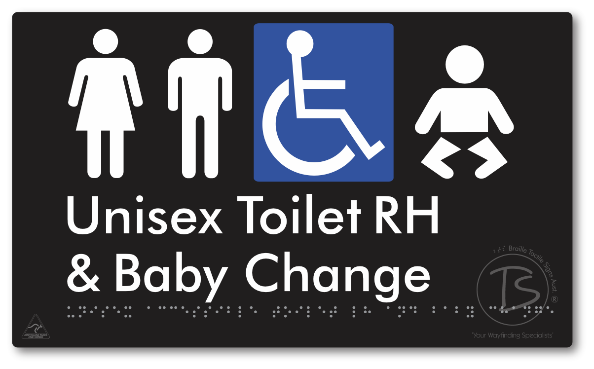 Unisex Accessible Toilet RH & Baby Change