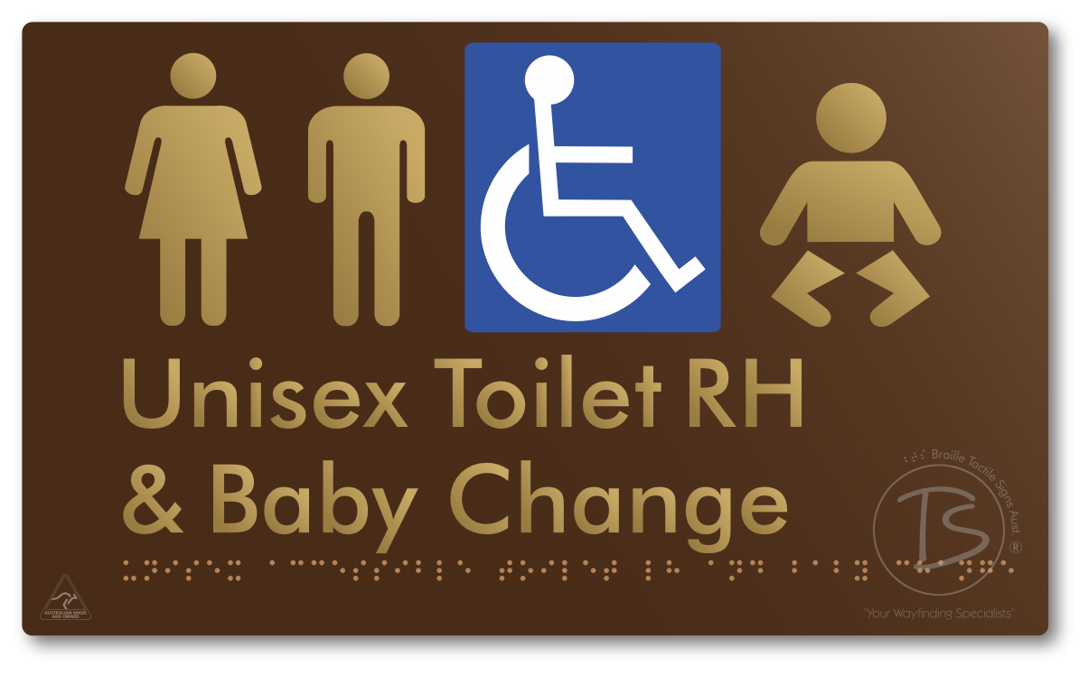 Unisex Accessible Toilet RH & Baby Change