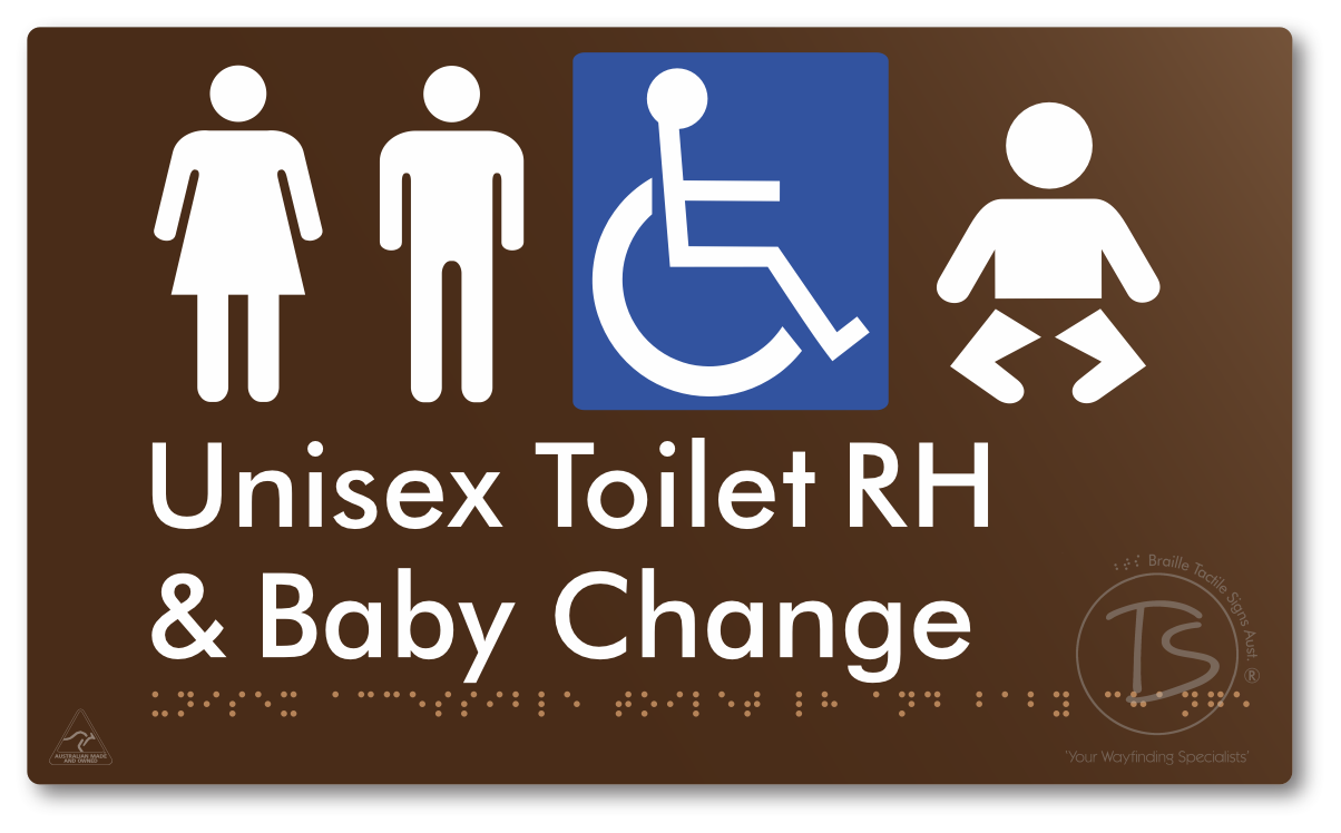 Unisex Accessible Toilet RH & Baby Change