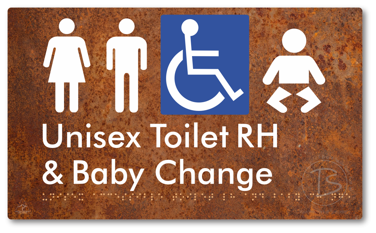 Unisex Accessible Toilet RH & Baby Change