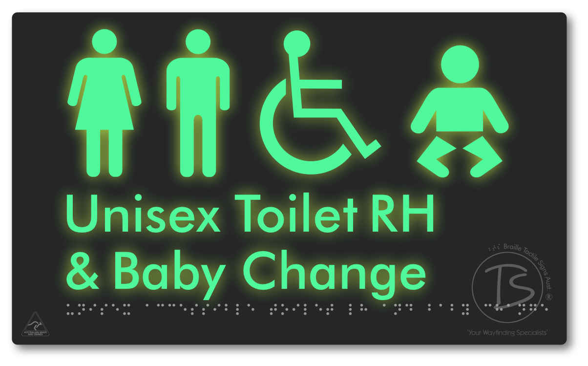 Unisex Accessible Toilet RH & Baby Change