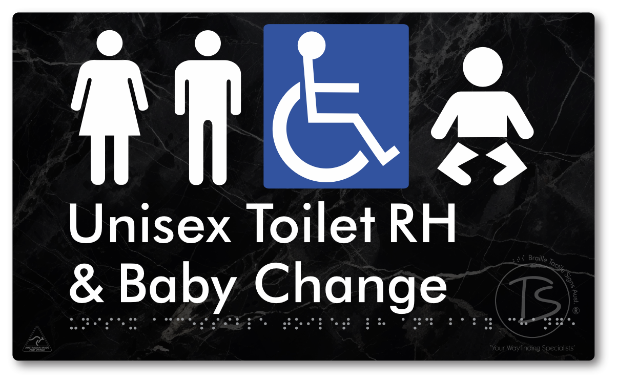 Unisex Accessible Toilet RH & Baby Change