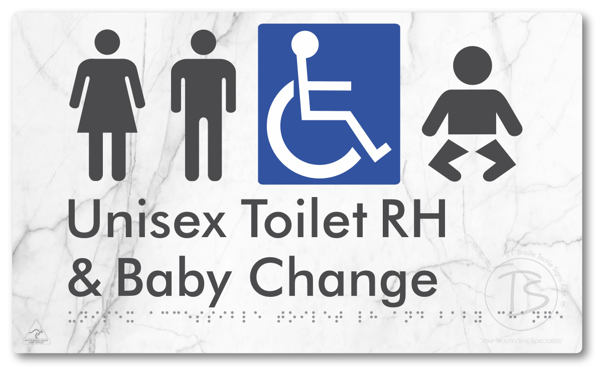Unisex Accessible Toilet RH & Baby Change