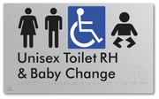 Unisex Accessible Toilet RH & Baby Change