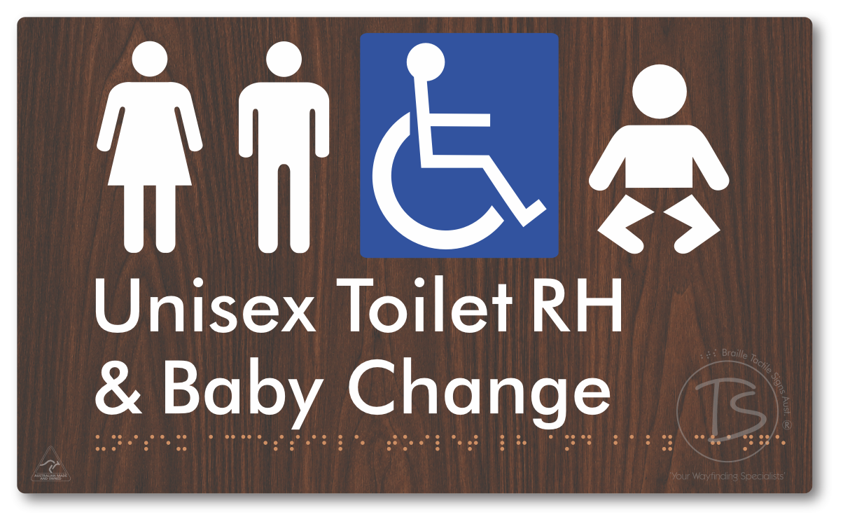 Unisex Accessible Toilet RH & Baby Change