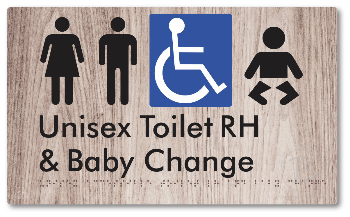 Unisex Accessible Toilet RH & Baby Change