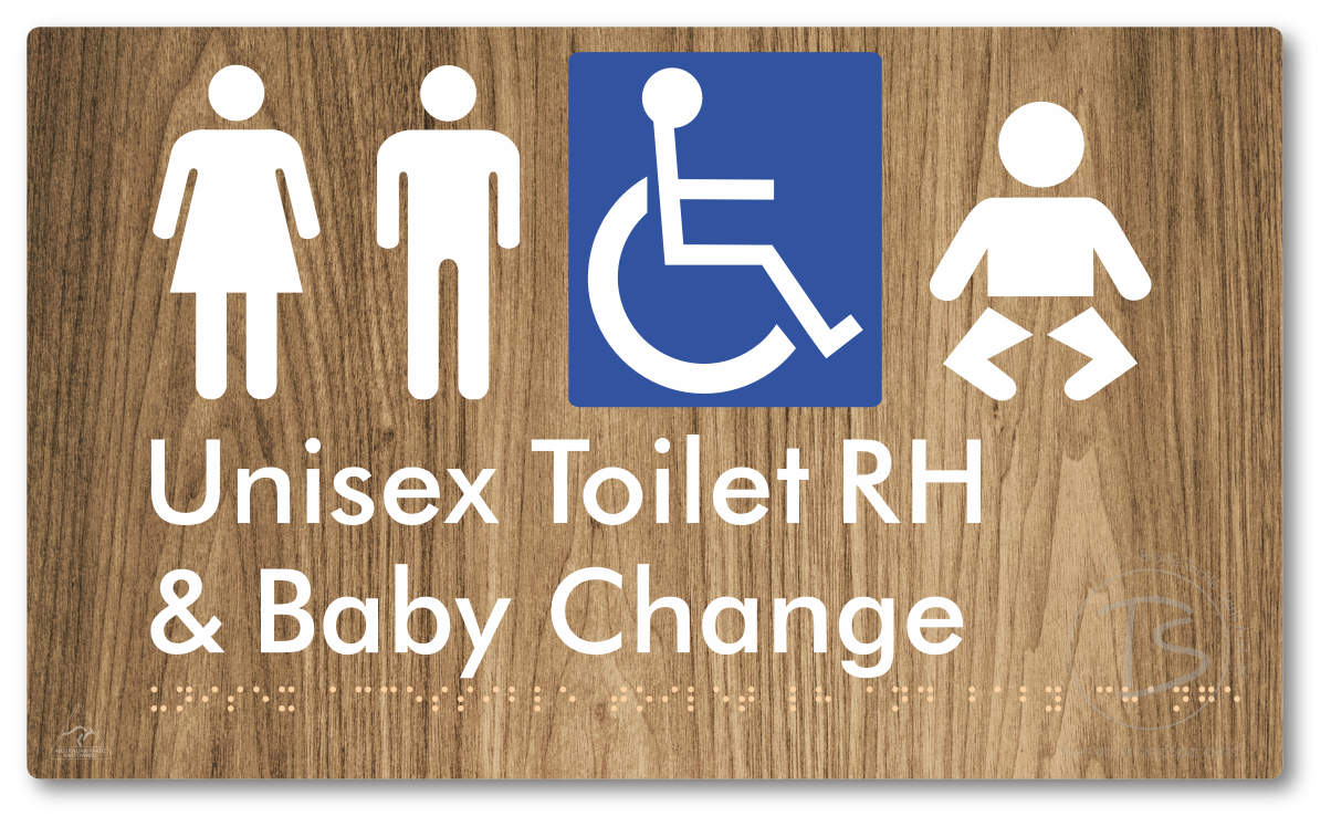 Unisex Accessible Toilet RH & Baby Change