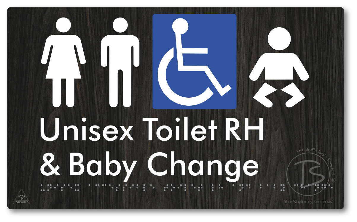 Unisex Accessible Toilet RH & Baby Change