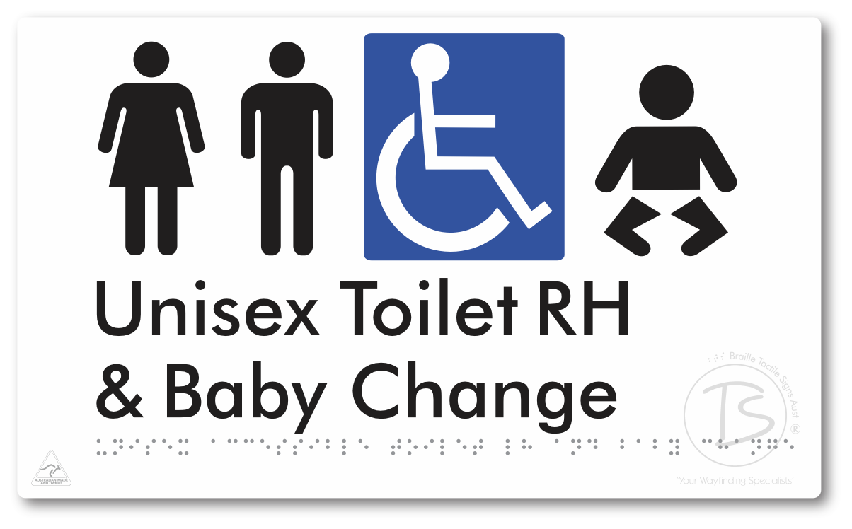Unisex Accessible Toilet RH & Baby Change