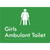 Girls Ambulant Toilet