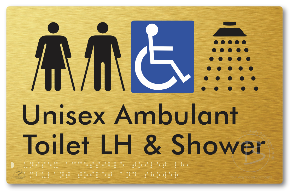Unisex Accessible Toilet LH, Ambulant Toilet and Shower