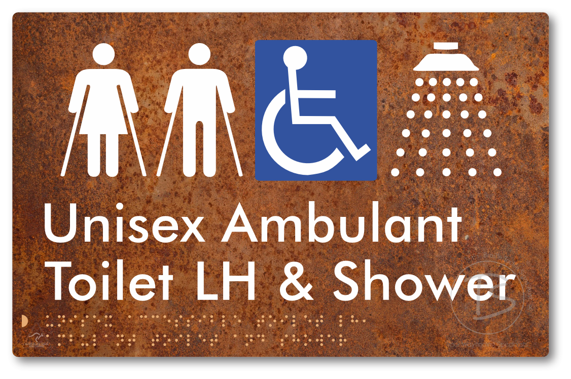 Unisex Accessible Toilet LH, Ambulant Toilet and Shower