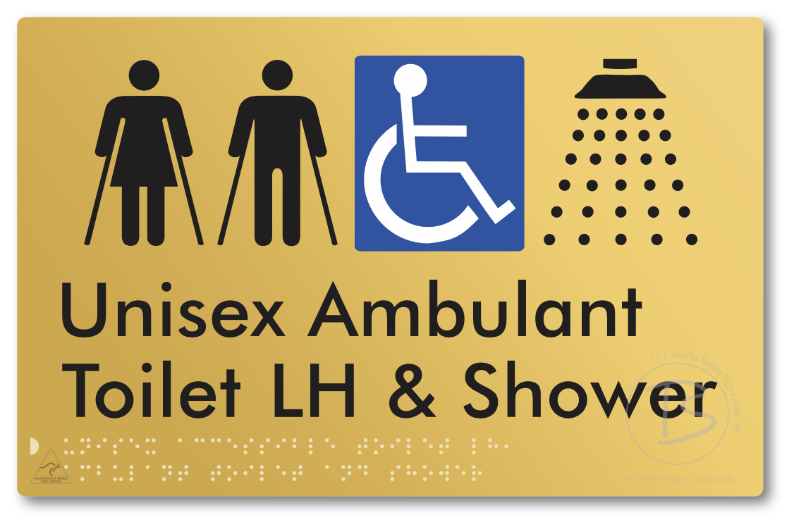 Unisex Accessible Toilet LH, Ambulant Toilet and Shower
