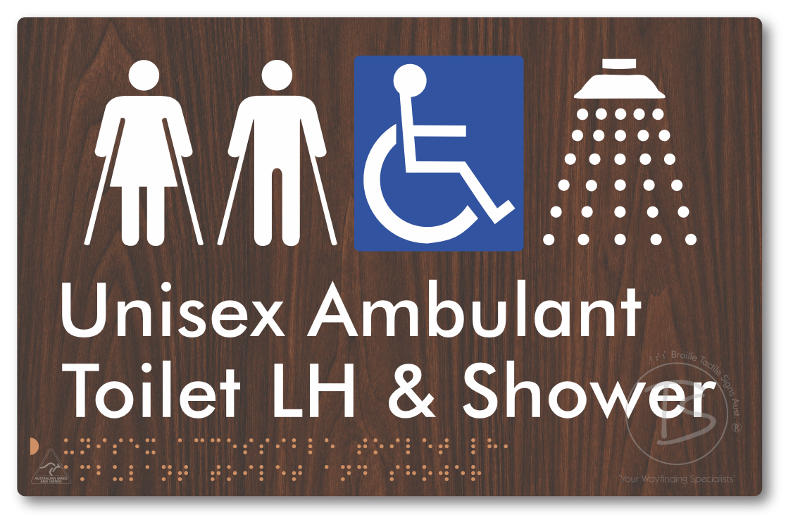 Unisex Accessible Toilet LH, Ambulant Toilet and Shower