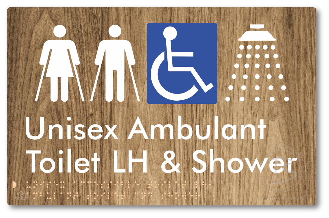 Unisex Accessible Toilet LH, Ambulant Toilet and Shower