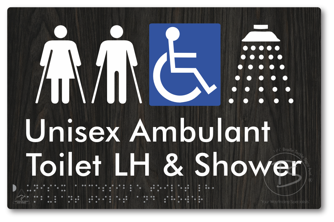 Unisex Accessible Toilet LH, Ambulant Toilet and Shower
